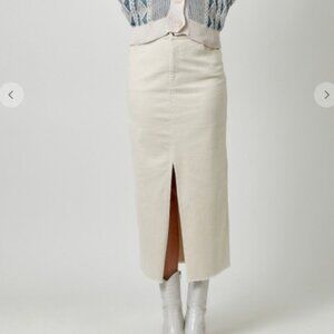 Beige Corduroy Maxi Skirt - NWT